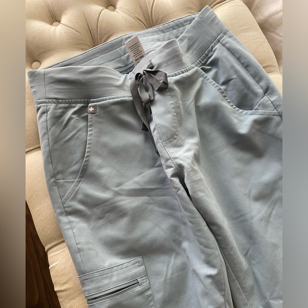 women's Dusty Blue Zamora - Jogger Scrub Pants - XS / Dusty Blue